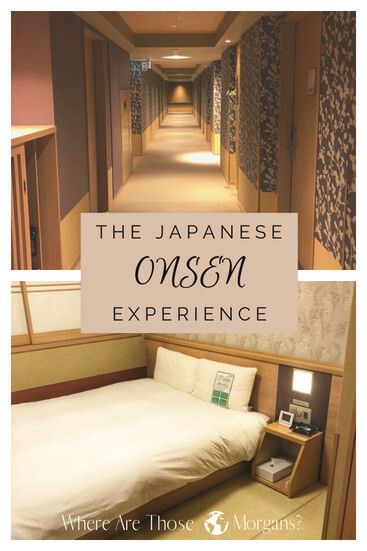 what to expect Japanese Onsen pinterest graphic