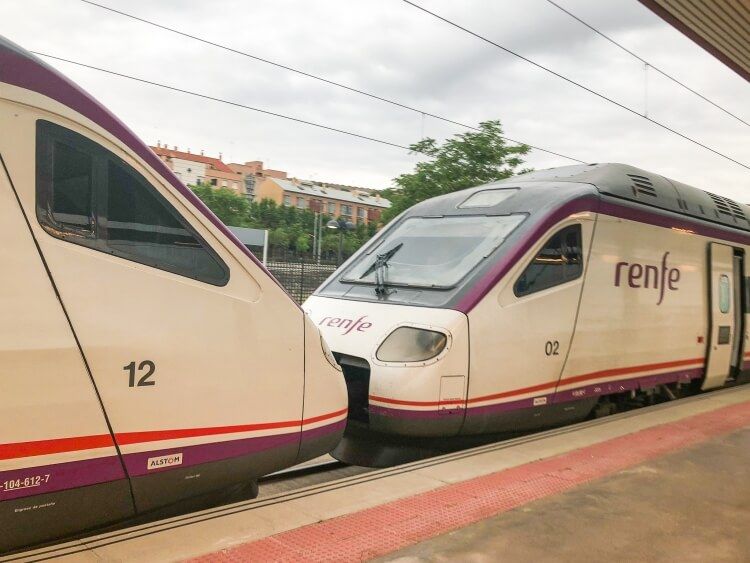 Renfe trains in Spain
