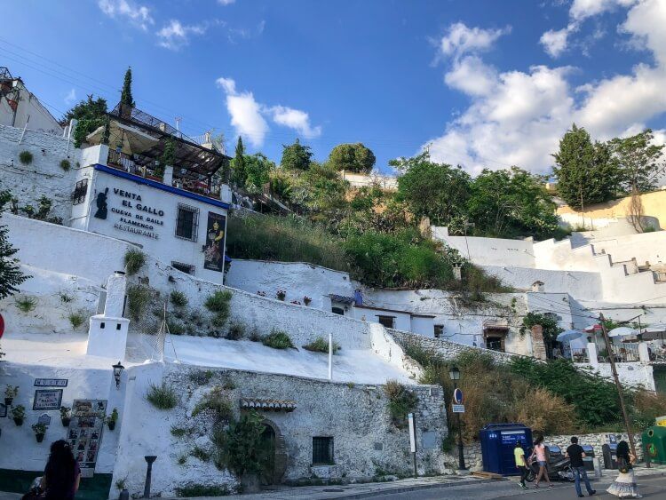 lots of white houses in Sacromonte