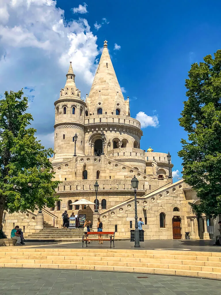 4 days in Budapest itinerary Fishermans bastion Buda Castle district