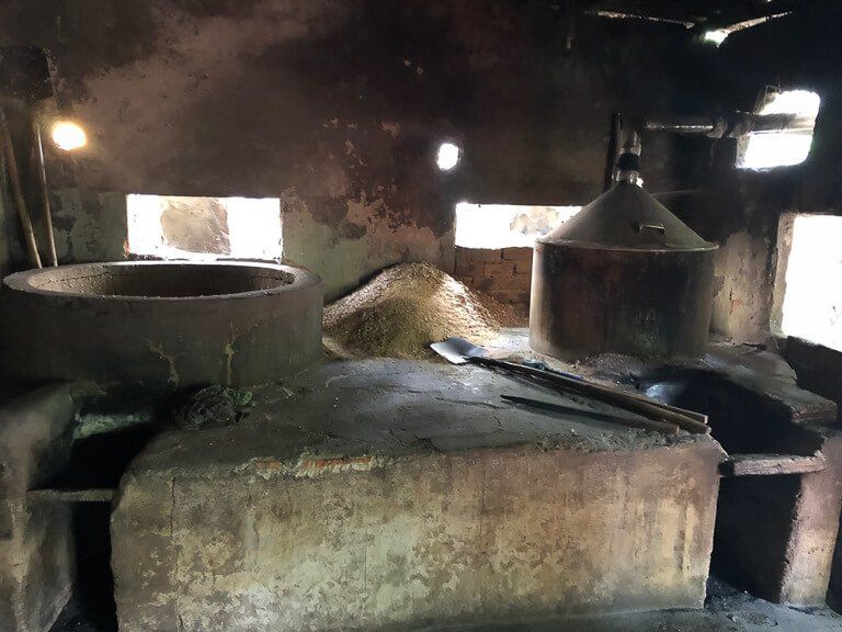 Kiln for fermenting rice wine in Vietnam