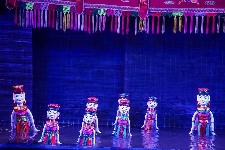 Water puppet show on hanoi itinerary Vietnam