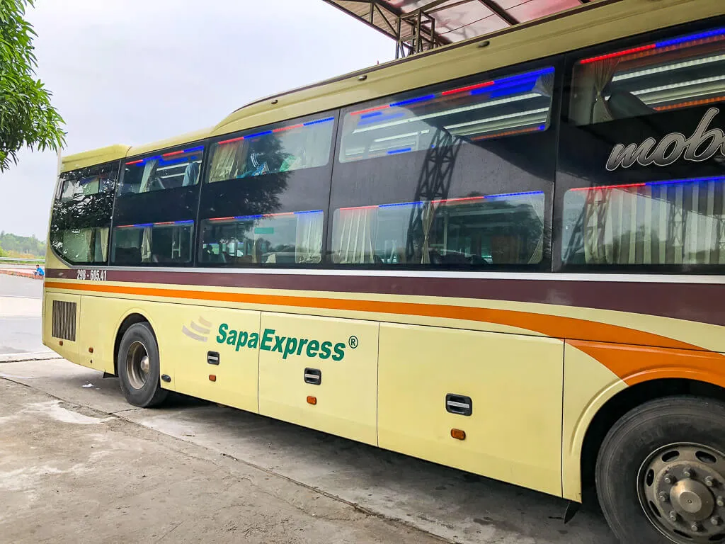 Sapa Express sleeper bus in vietnam