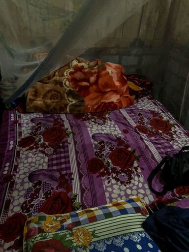 Bed in homestay trekking tour sapa vietnam