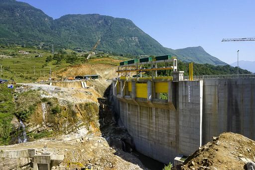 dam being built in sapa valley vietnam