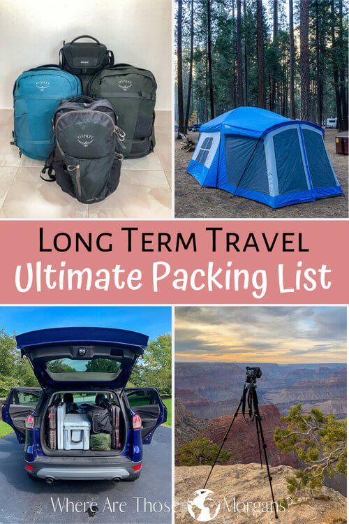 Travel Long Term The Ultimate Packing List