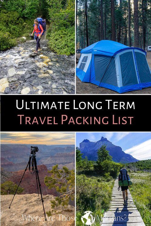 Ultimate Long Term Travel Packing List