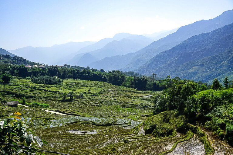 rolling green hills of Sapa one of the best things to know about vietnam