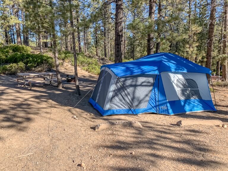 bryce canyon camping tent number