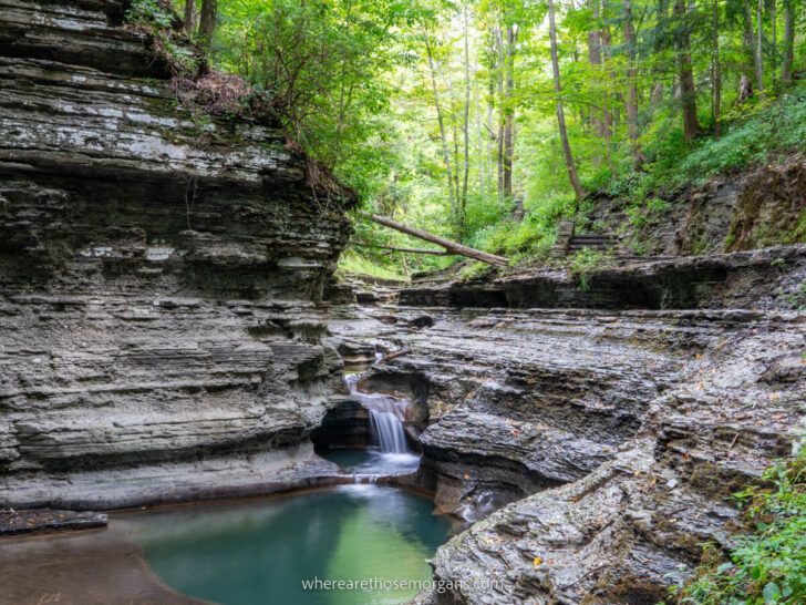 Hiking The Buttermilk Falls State Park Gorge Trail