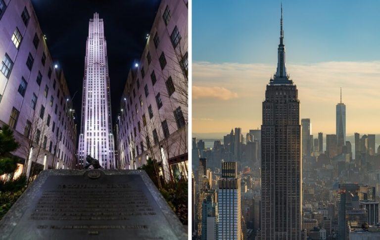 top of the rock new york vs empire state building