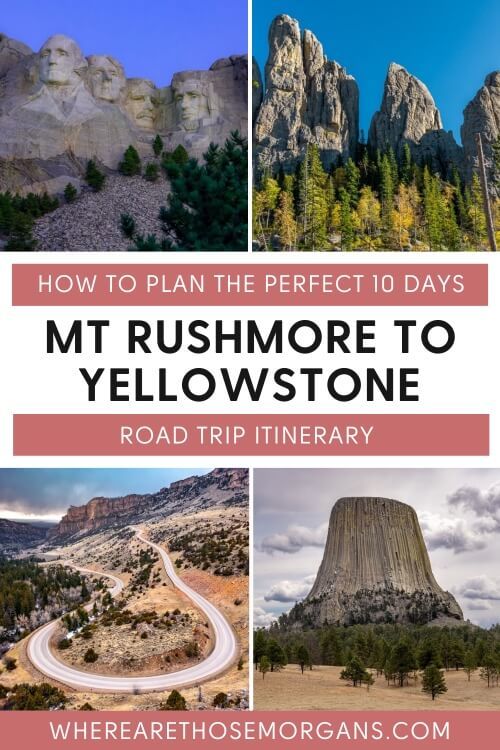 Mount Rushmore To Yellowstone Road Trip Amazing 10 Days Itinerary   Rushmore To Yellowstone 1 