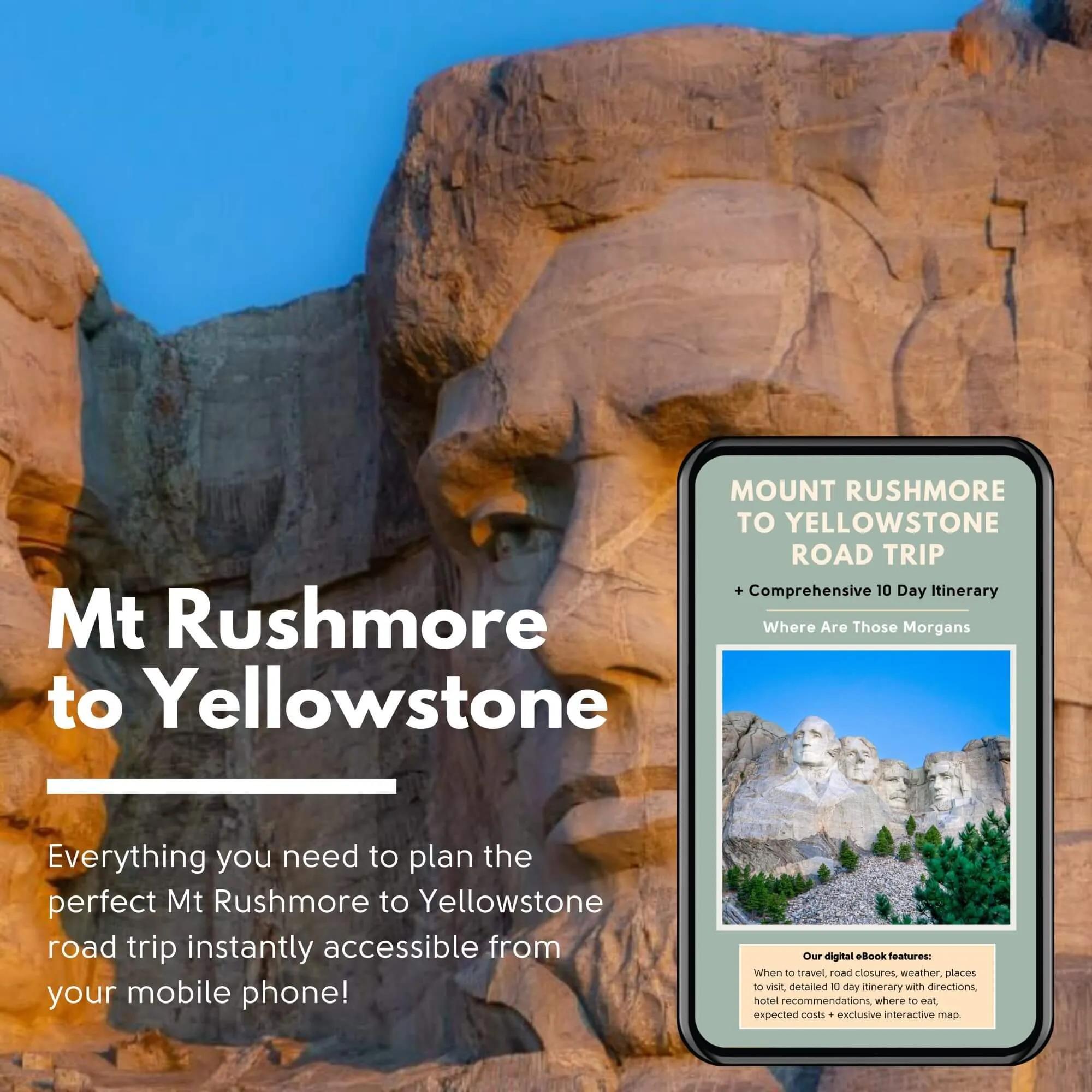 Where Are Those Morgans Mt Rushmore to Yellowstone travel guidebook