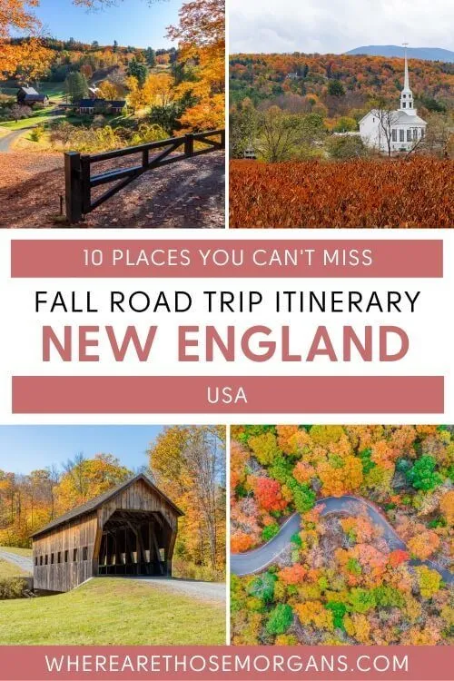 best new england travel itinerary