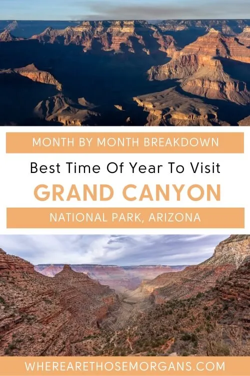 good time to visit the grand canyon