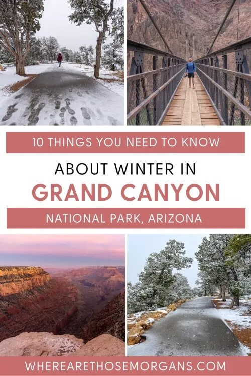 grand canyon visit january