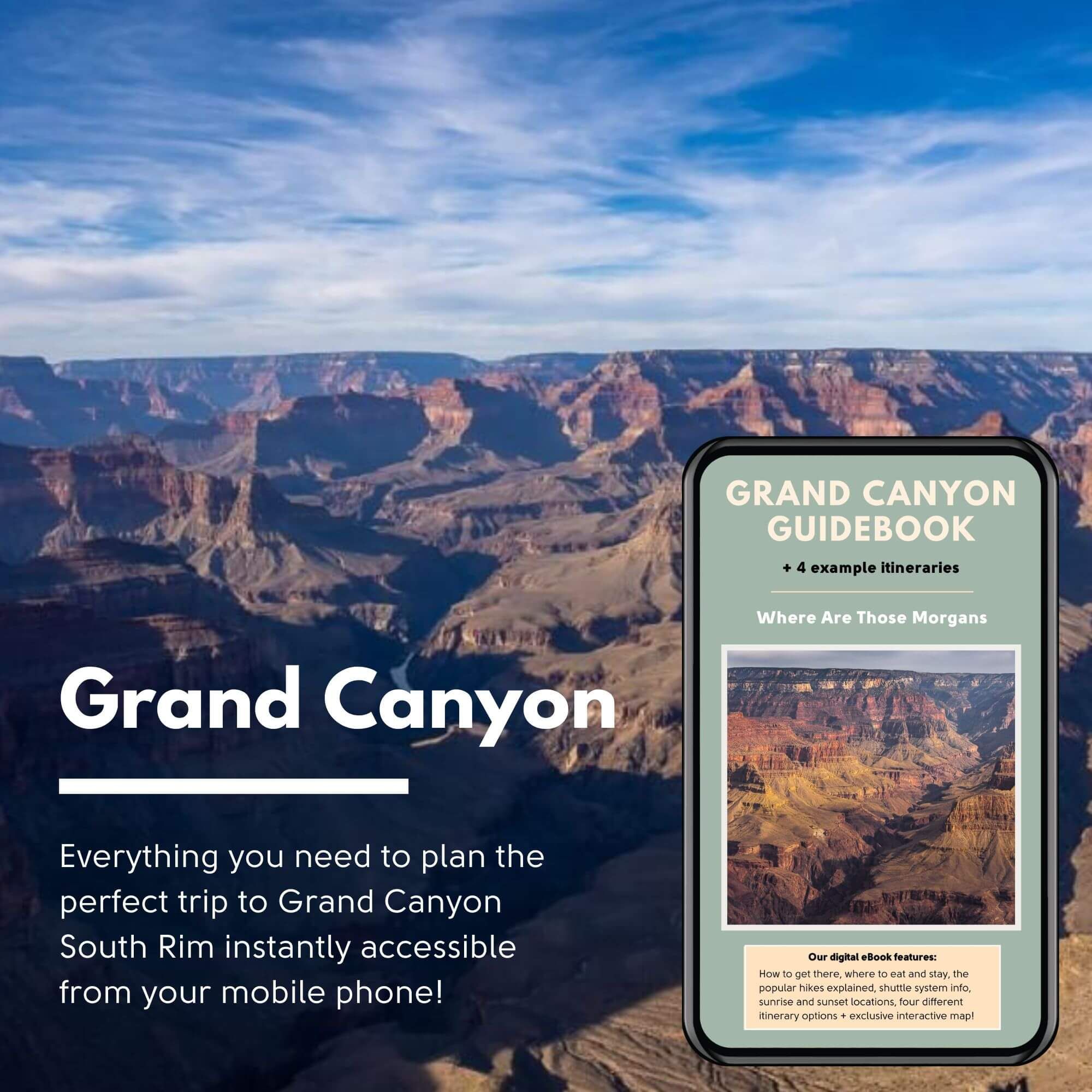 Where Are Those Morgans Grand Canyon travel guidebook