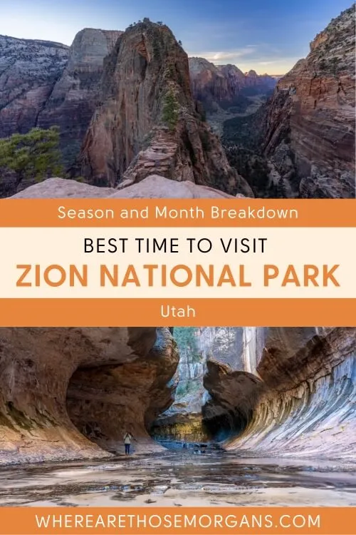 best time to visit zion