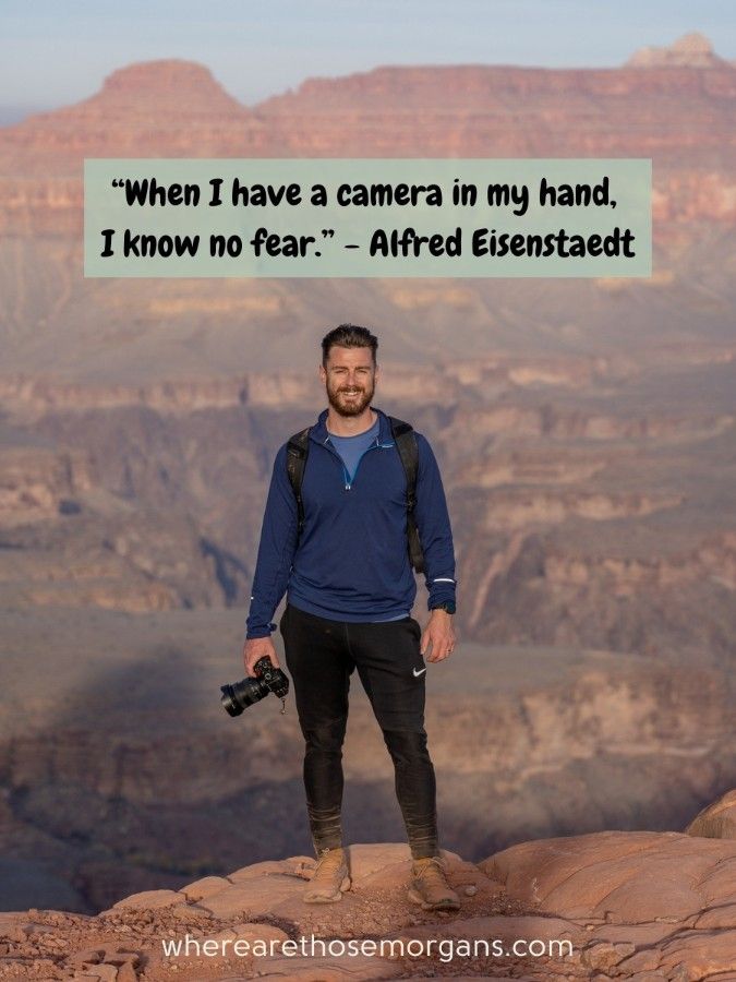 When I have a camera in my hand, I know no fear. Alfred Eisenstaedt photography quote