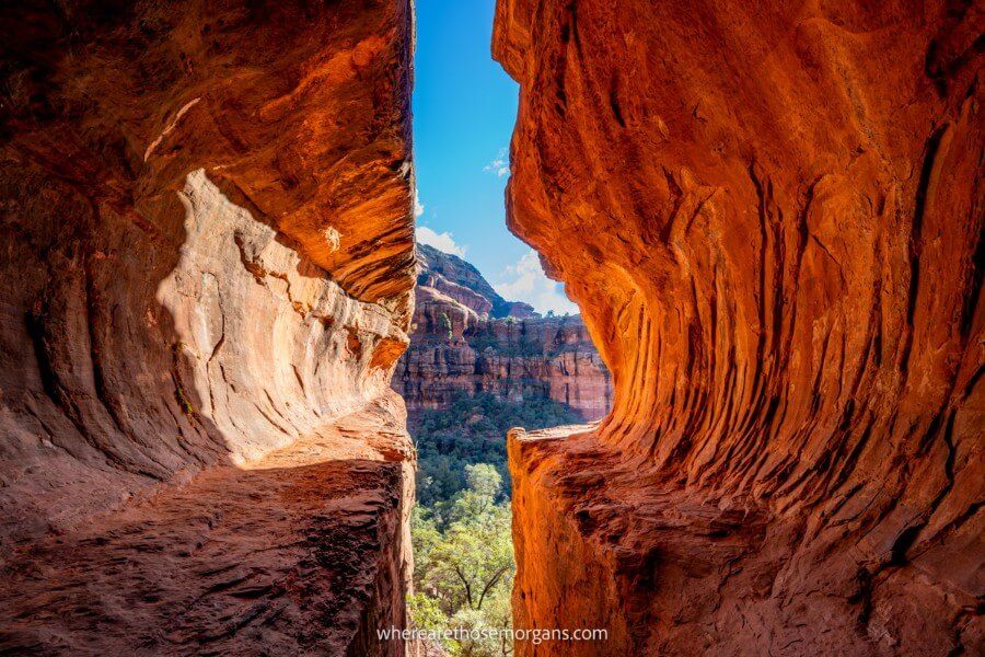 Subway Cave in Sedona Arizona one of the most popular places to visit year round in the USA