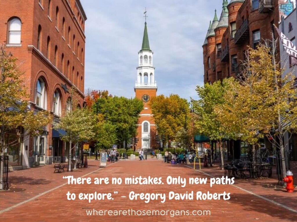 There are no mistakes, only new paths to explore