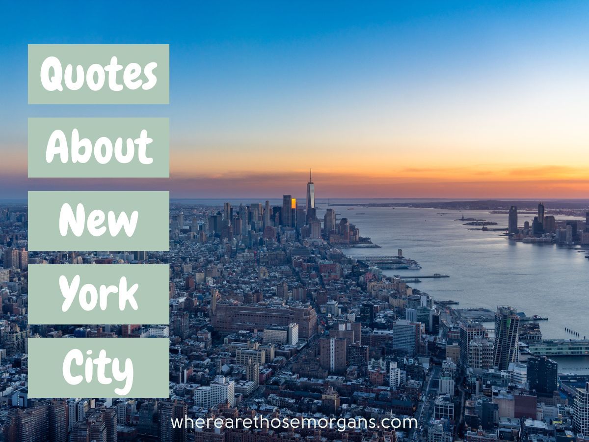 Famous Quotes about New York City with images for instagram captions