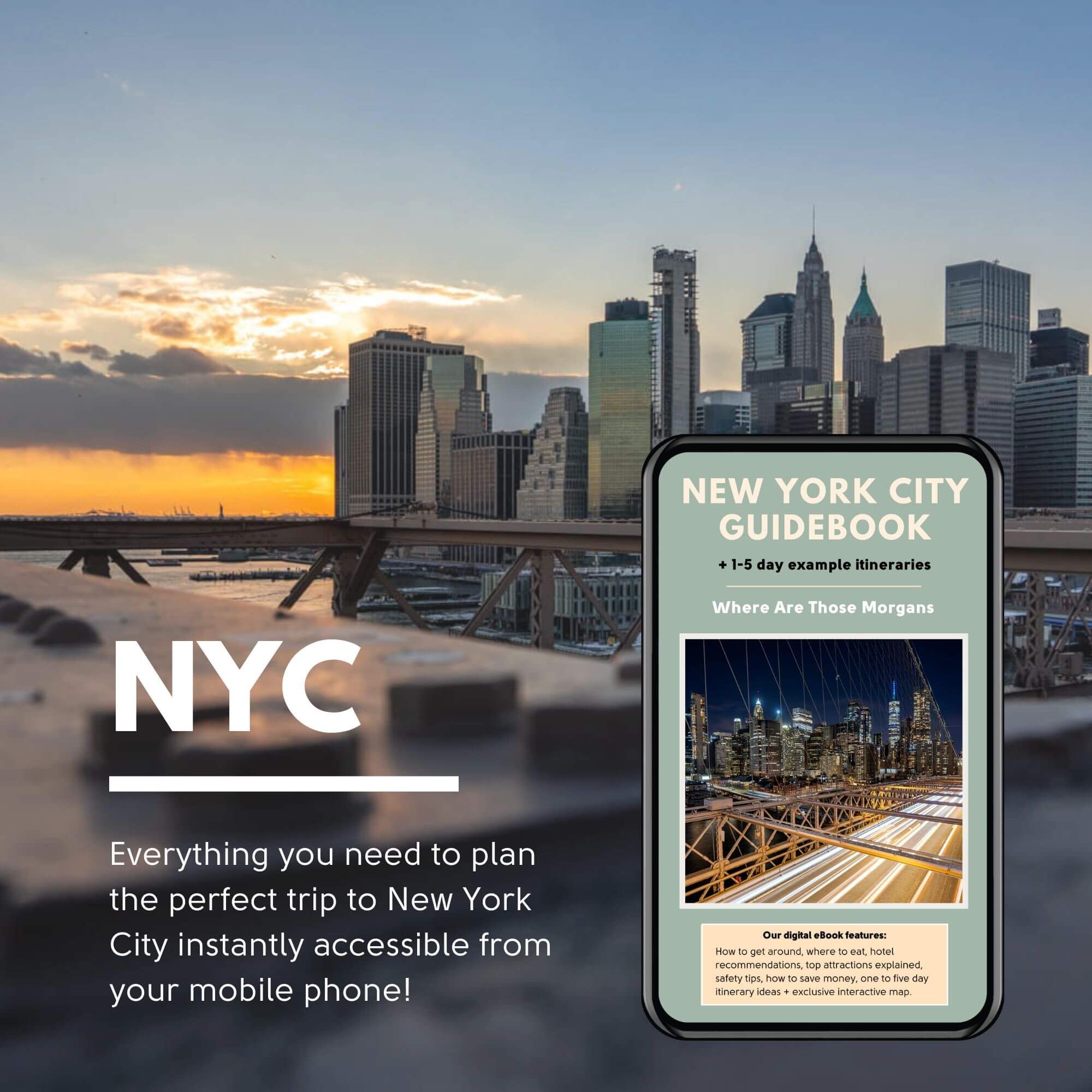 Where Are Those Morgans NYC travel guidebook