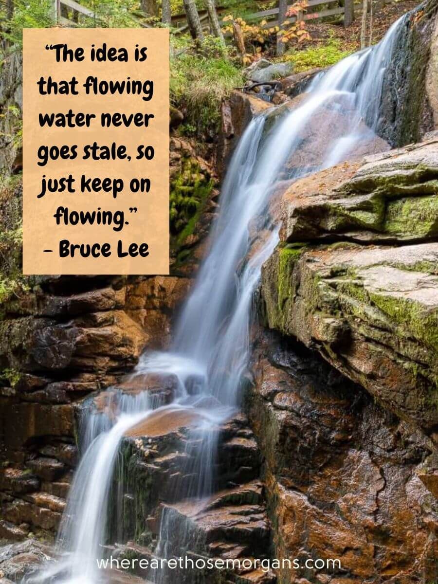 101 Stunning Waterfall Quotes, Captions + Puns