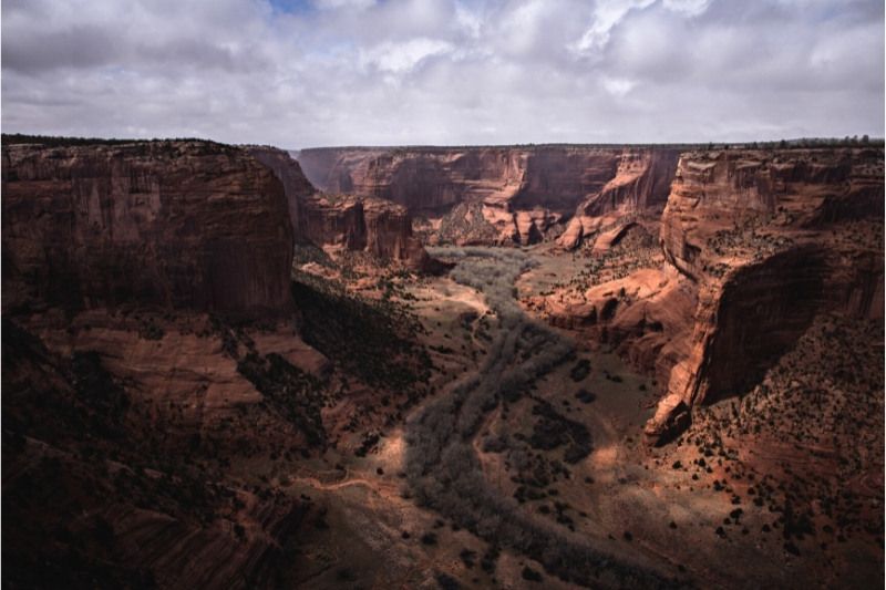 Canyon de Chelly National Monument in northeastern Arizona is a great place to horseback ride