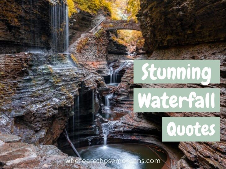 101 Stunning Waterfall Quotes, Captions + Puns