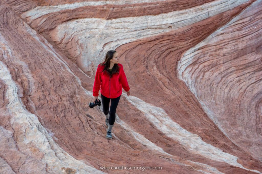 Hiking The Fire Wave Trail In Valley Of Fire