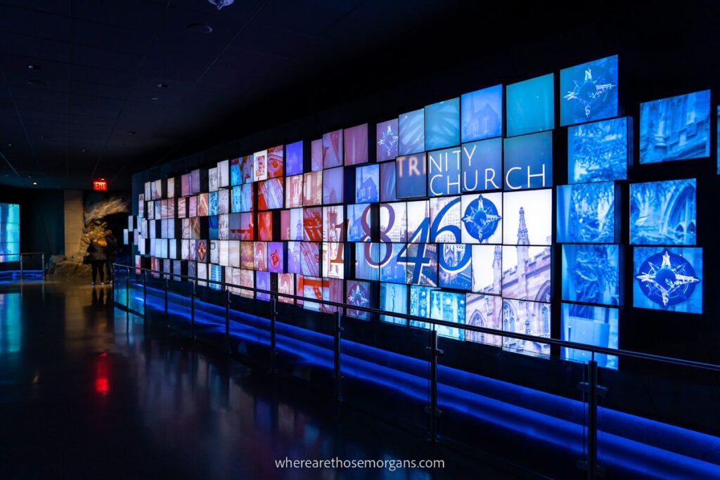 Various tv screens featuring the Horizon Grid exhibit