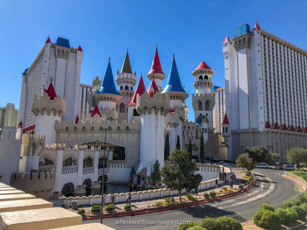 Exterior view of Excalibur Hotel Las Vegas
