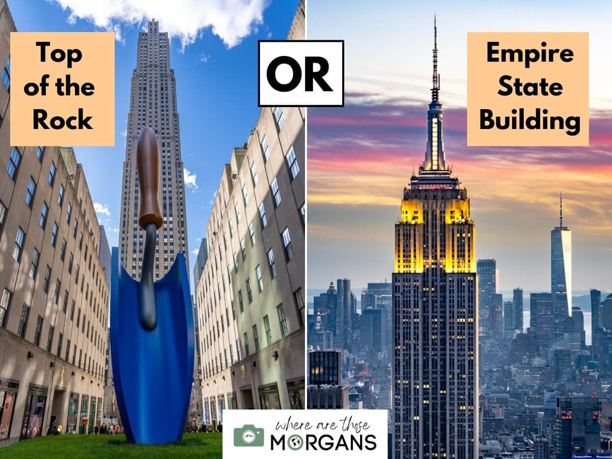 Where Are Those Morgans Top of the Rock Vs Empire State Building