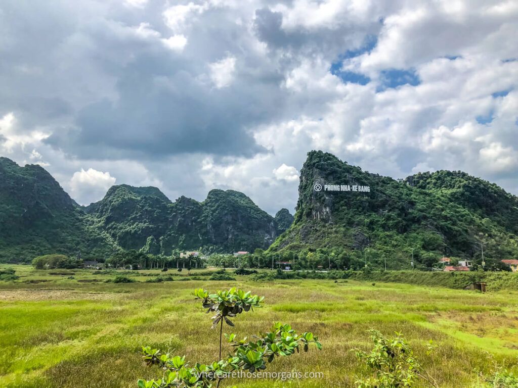Entrance to Phong Nha Ke Bang National Park in central Vietnam