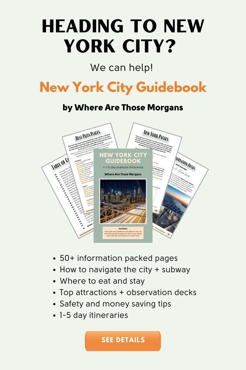 New York City Guidebook by Where Are Those Morgans