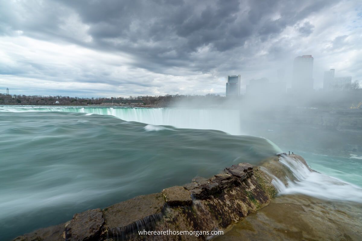 Horseshoe Falls view as seen from Terrapin point