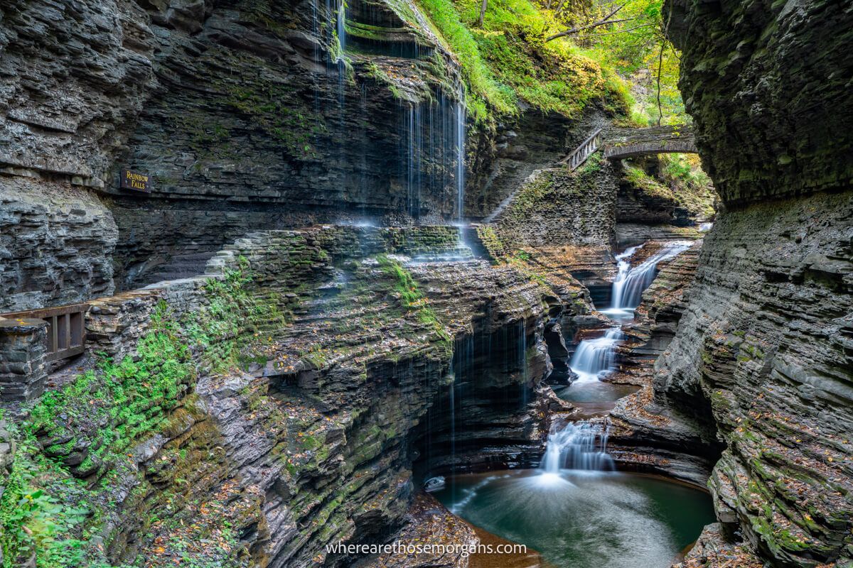 Watkins Glen Gorge Trail at one of the best New York State Parks