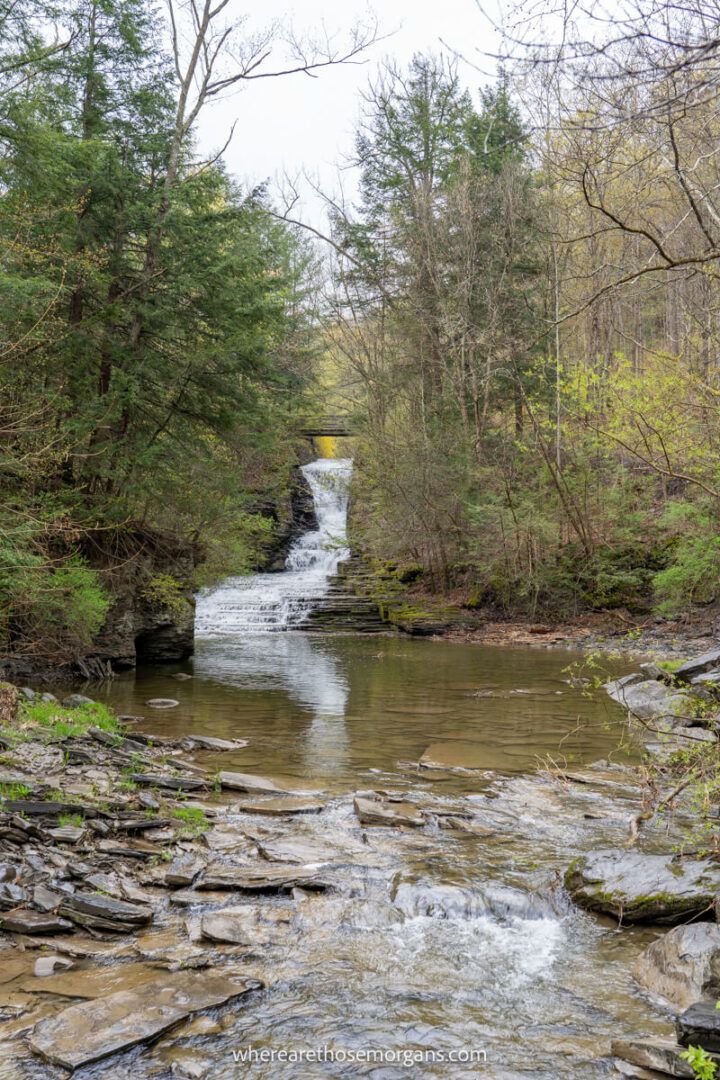 Hiking The Buttermilk Falls State Park Trail