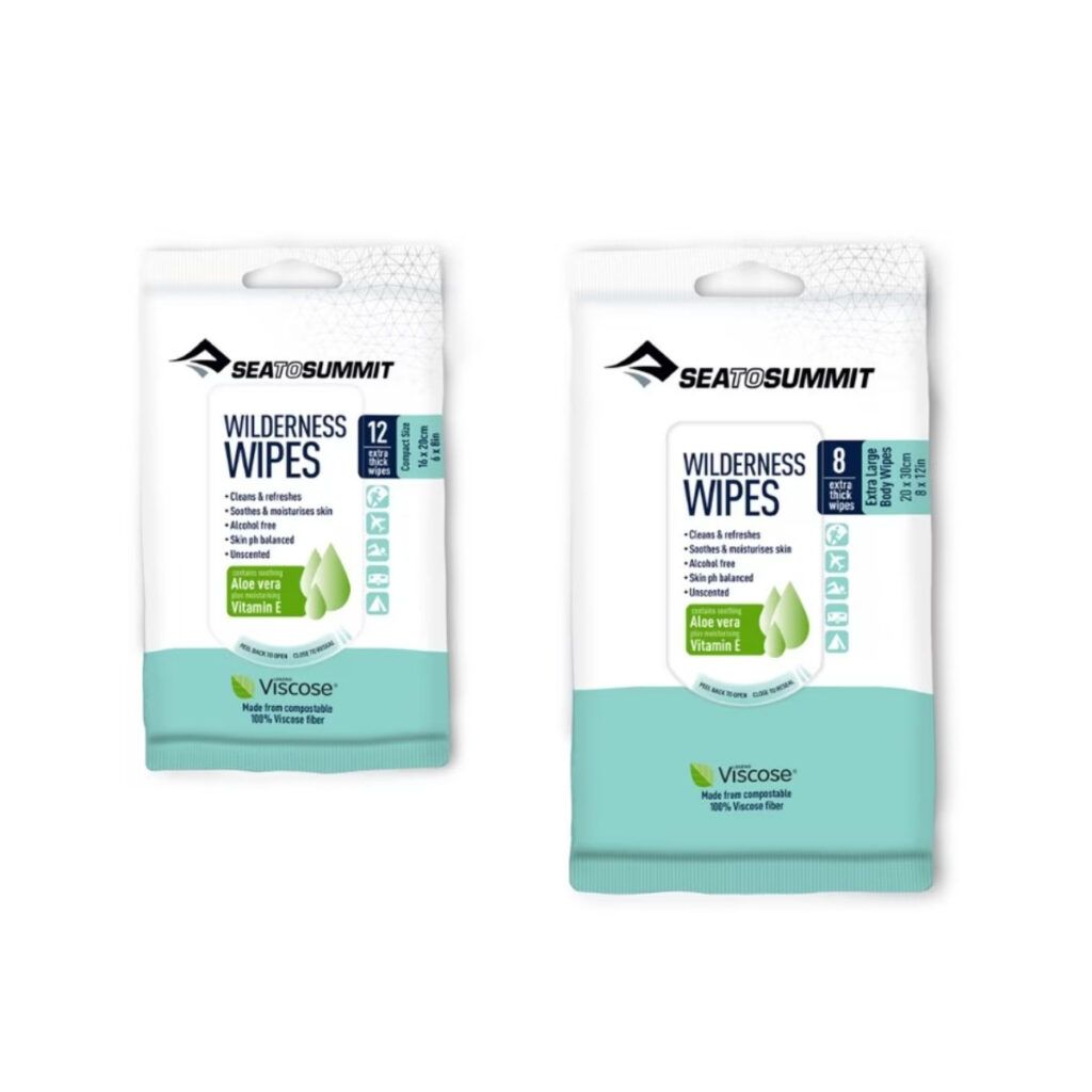 Sea to summit wilderness wipes made for any adventure