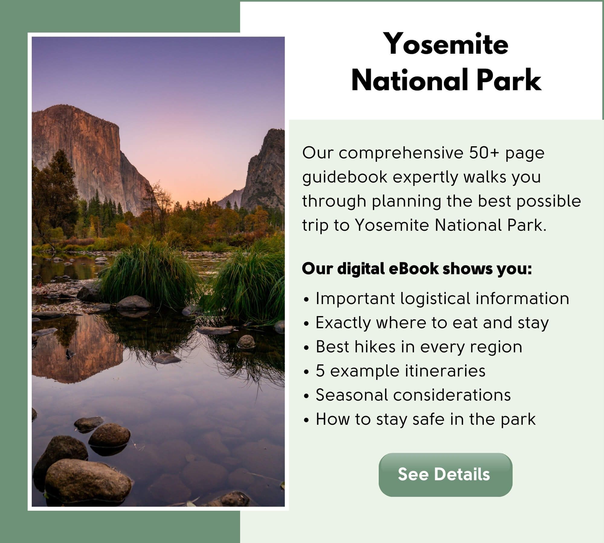 Yosemite National Park Travel Guidebook by Where Are Those Morgans