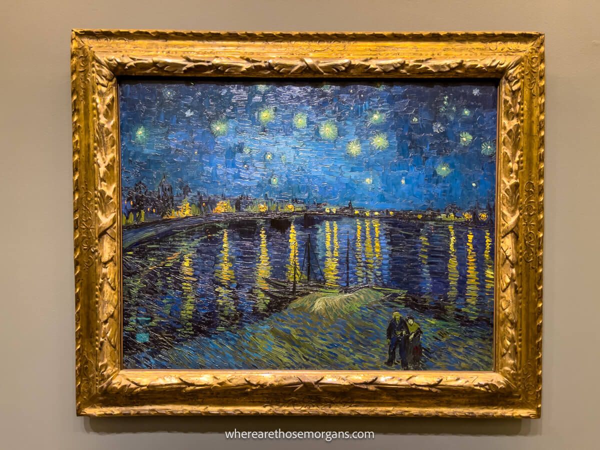 Vincent van Gogh's Starry Night Over the Rhône painting