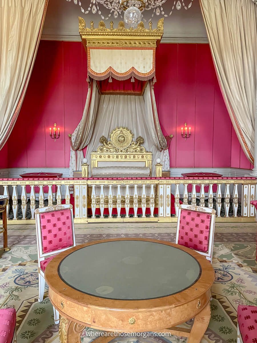 A royal bedchamber in the Grand Trianon
