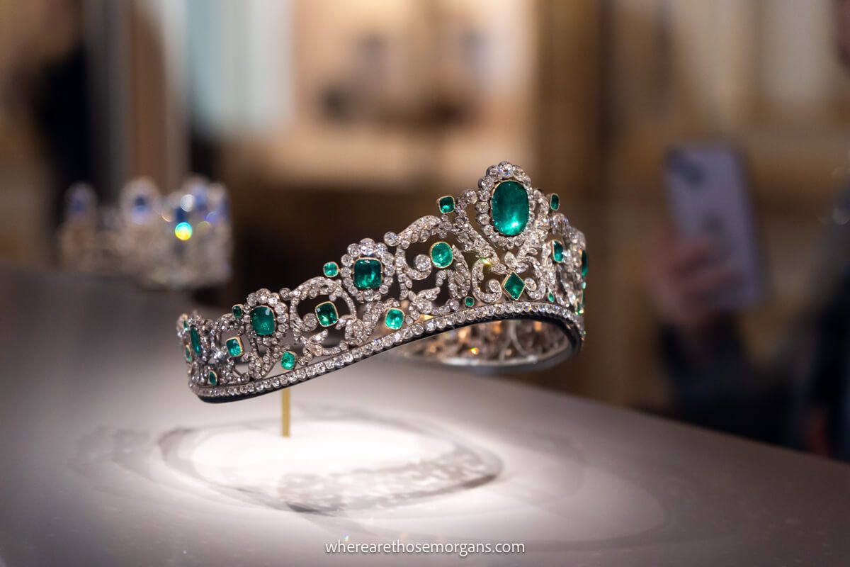 Emerald tiara from the French Crown Jewels