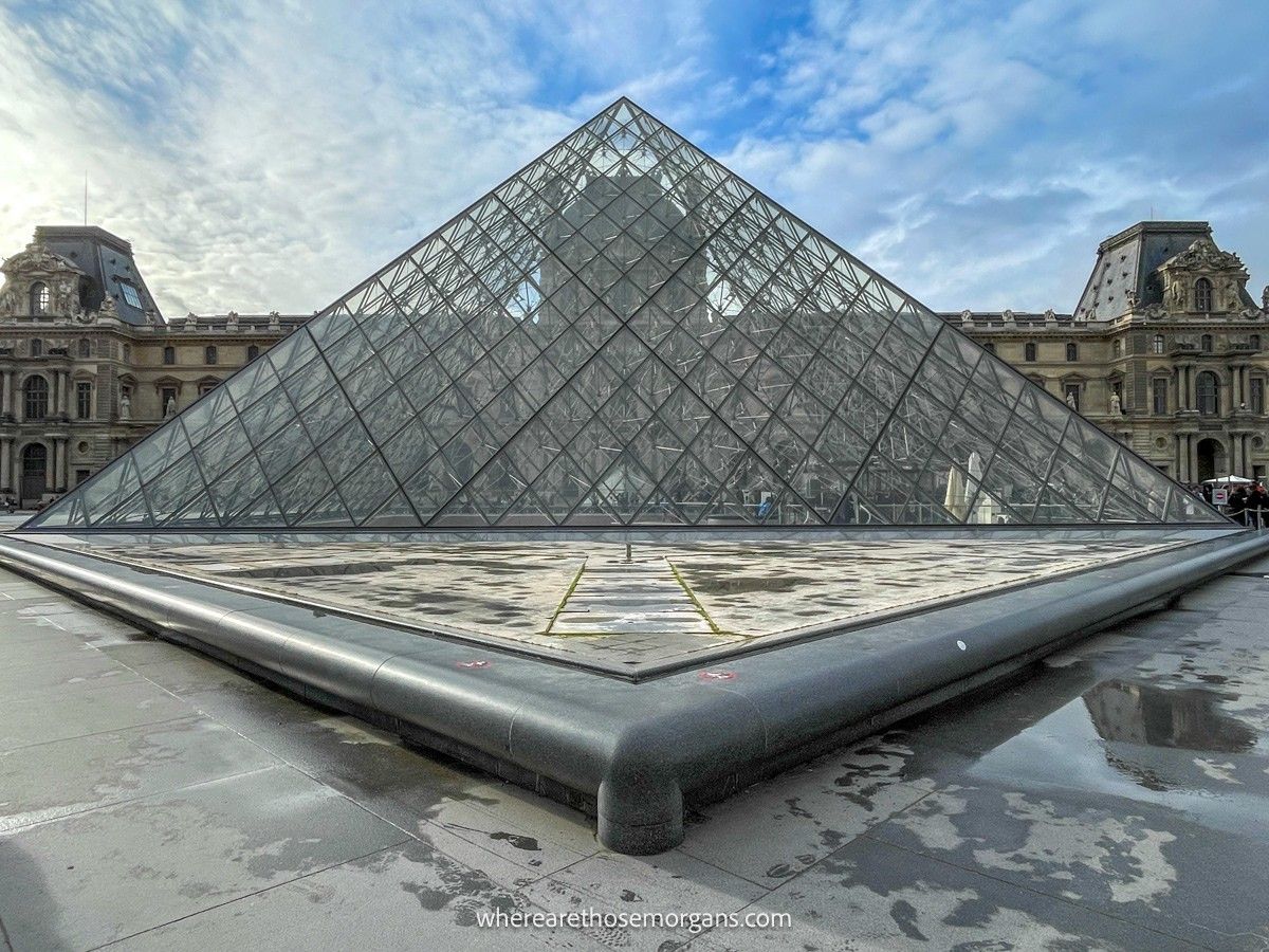 Glass pyramid entrance for the Louvre Museum Where Are Those Morgans