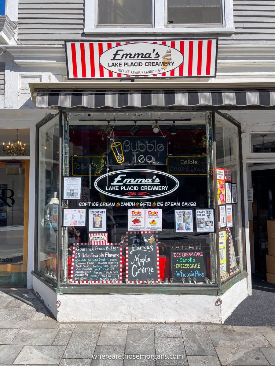 Street view of Emma's ice cream