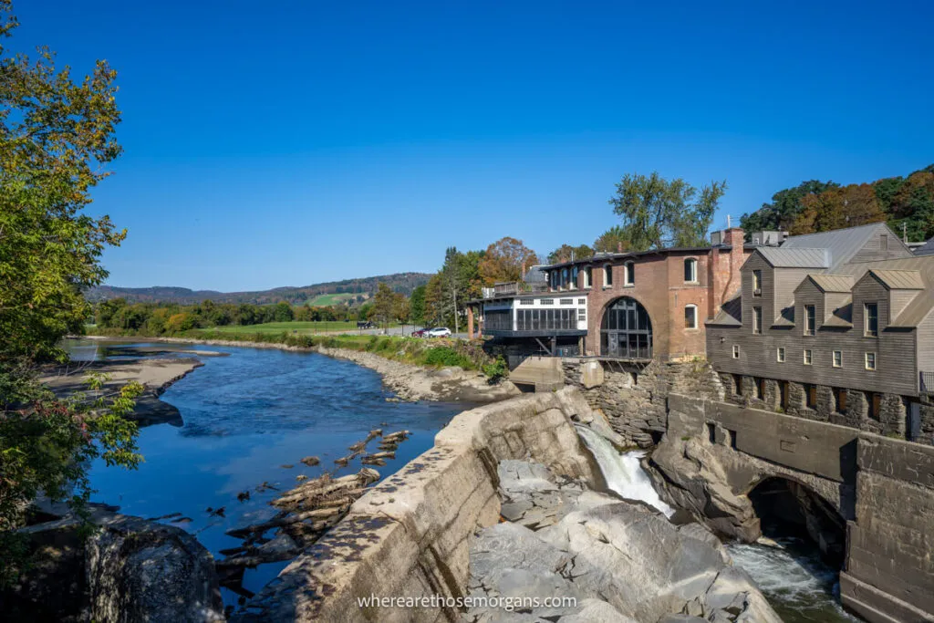 View of the Queeche Gorge and Dam from the side