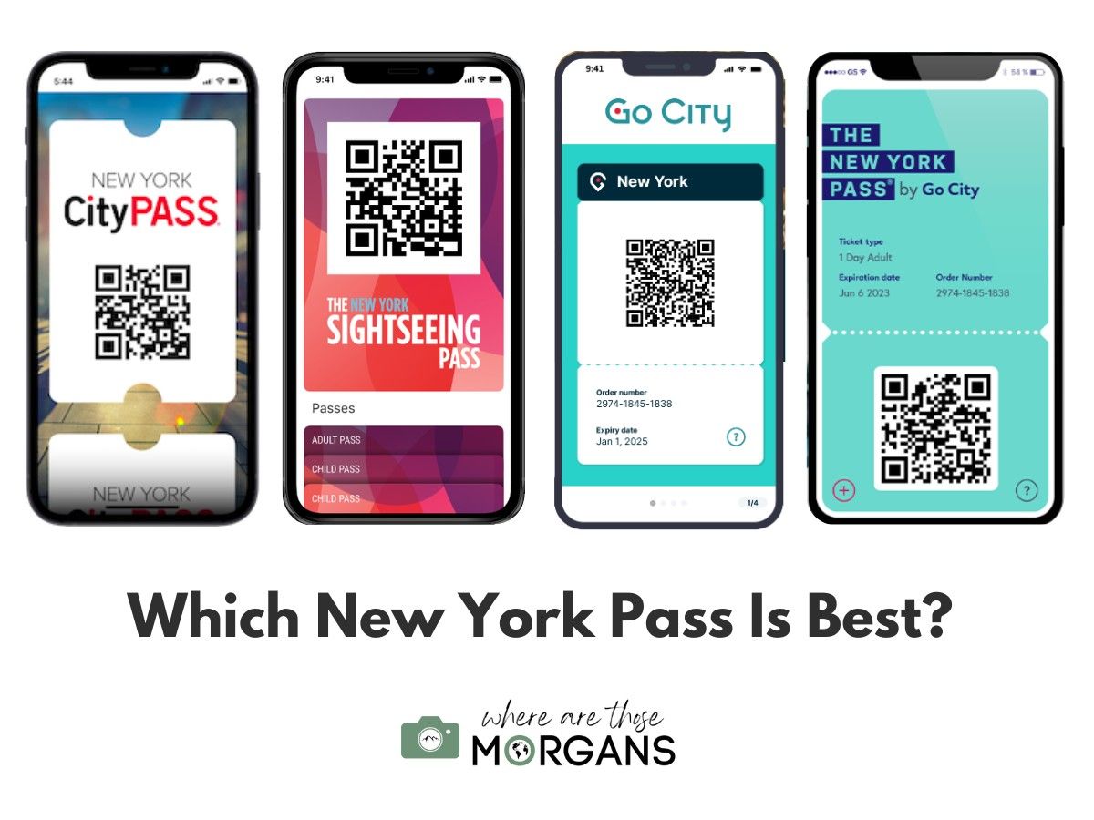 Four attraction passes in new york city