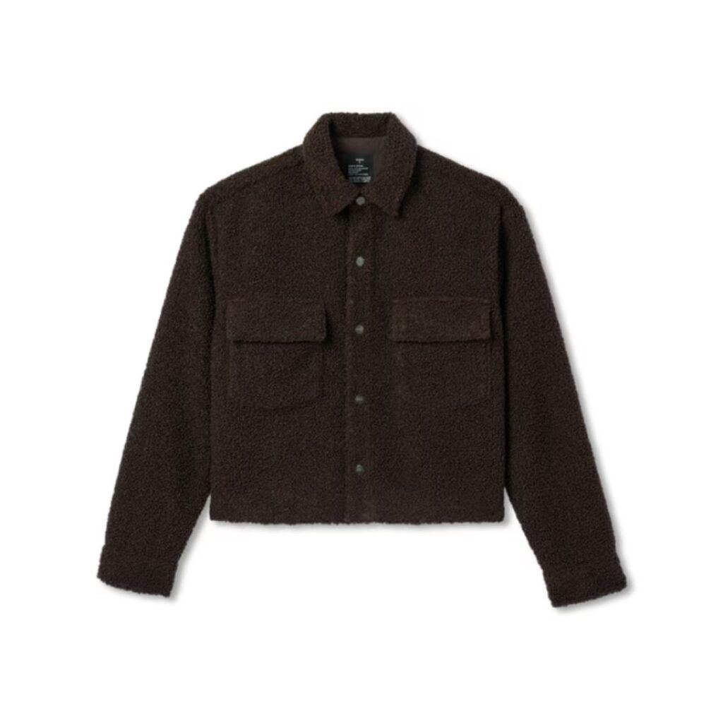 Black Vuori shirt jacket