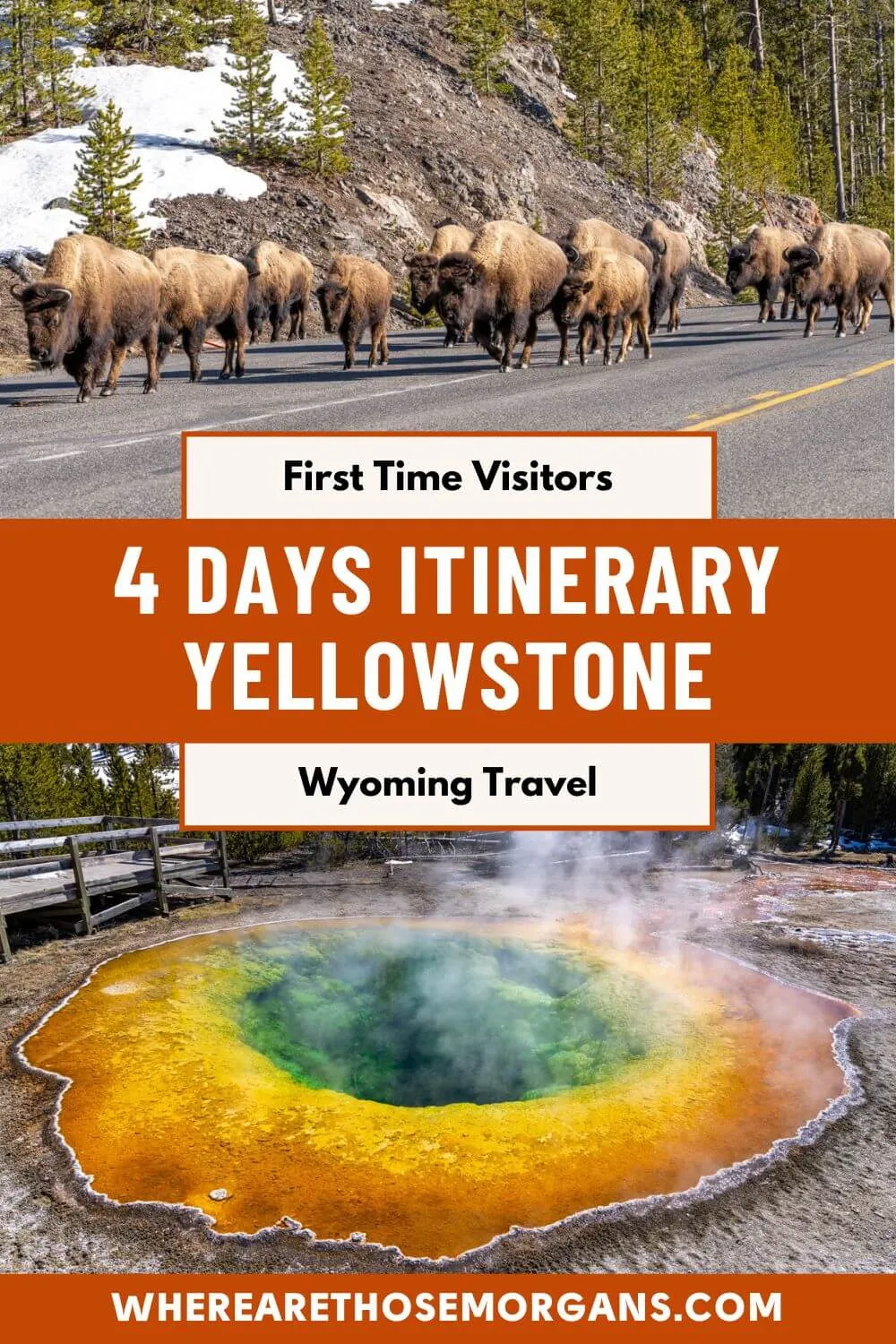 yellowstone camping trip itinerary